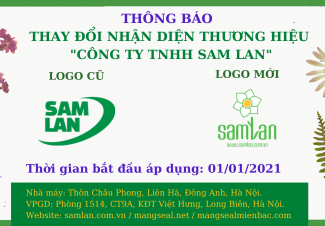Thay đổi bộ nhận diện thương hiệu Sam Lan