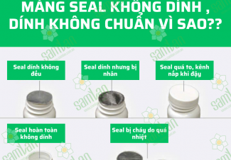 lỗi màng seal nhôm, cách dán màng seal nhôm